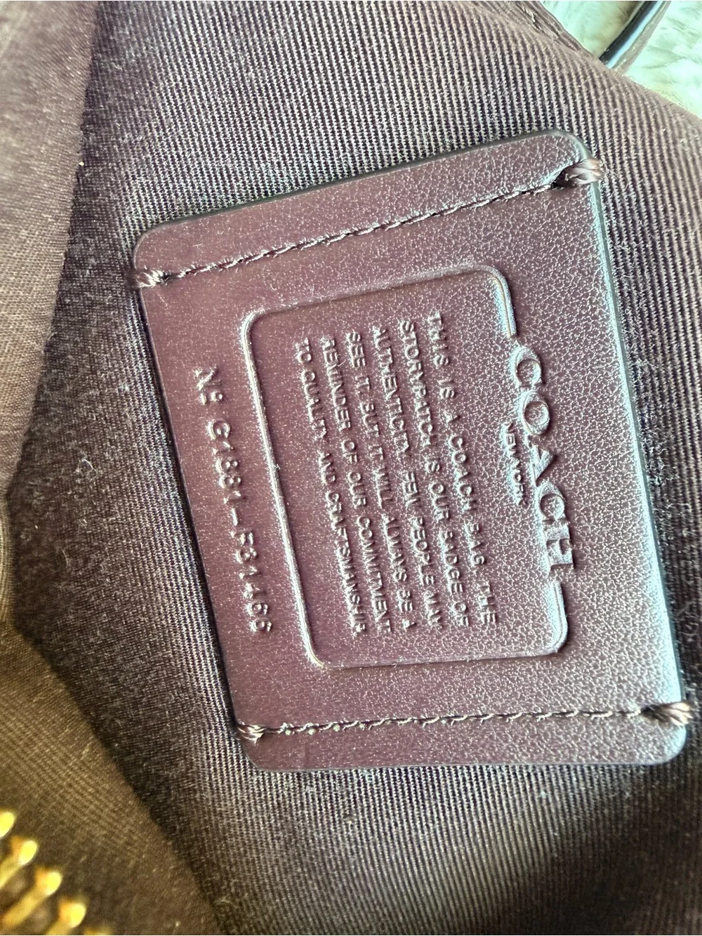 MedCoach Pebbled Leather Satchel Handbag in Dark Brown